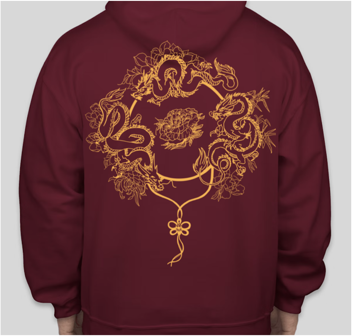 Dragon's Den Hoodie Back